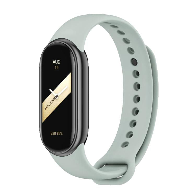 xDfind Metal Buckle Solid Color Silicone Watch Band