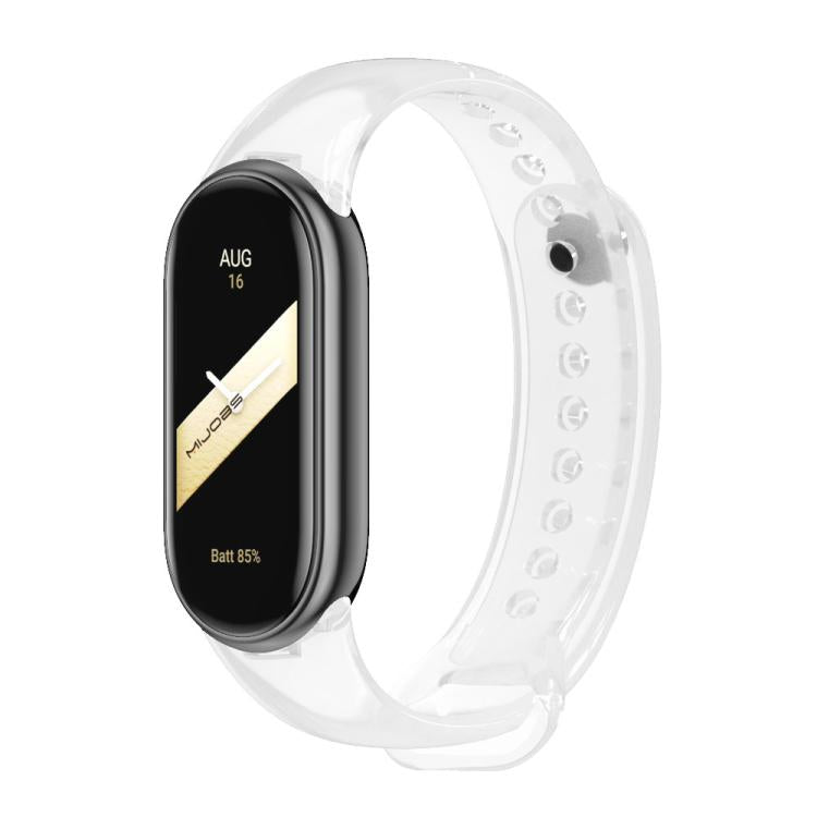xDfind Metal Buckle Solid Color Silicone Watch Band, For Xiaomi Smart Band 11 / 10 / 9 / 8