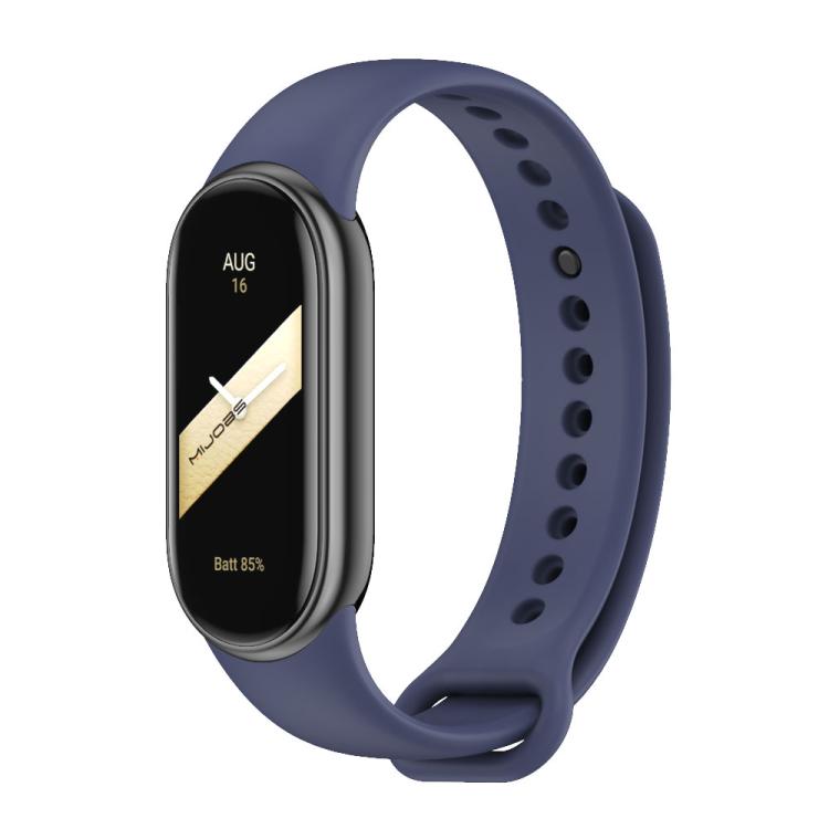 xDfind Metal Buckle Solid Color Silicone Watch Band