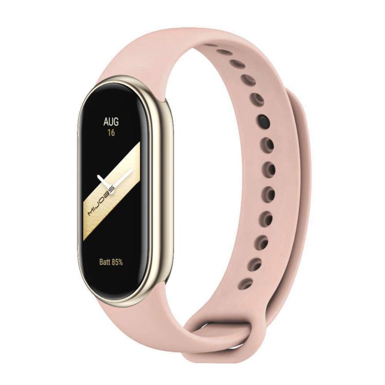 xDfind Metal Buckle Solid Color Silicone Watch Band