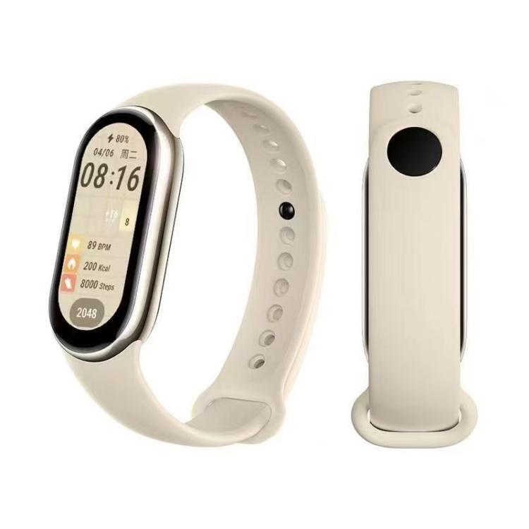 xDfind Metal Buckle Solid Color Silicone Watch Band, For Xiaomi Smart Band 11 / 10 / 9 / 8