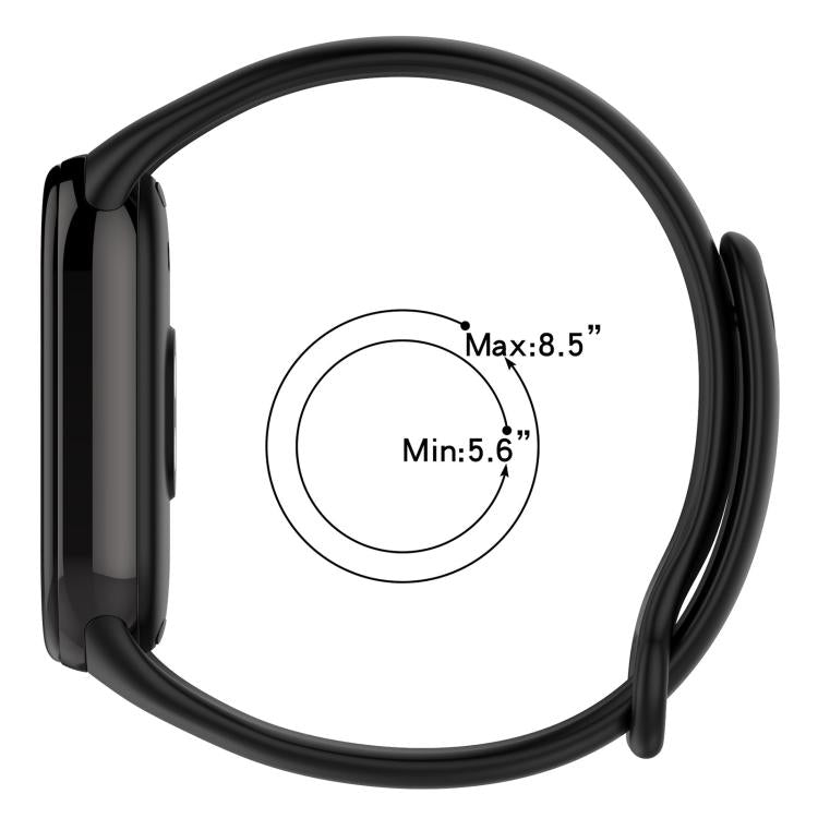 xDfind Metal Buckle Solid Color Silicone Watch Band