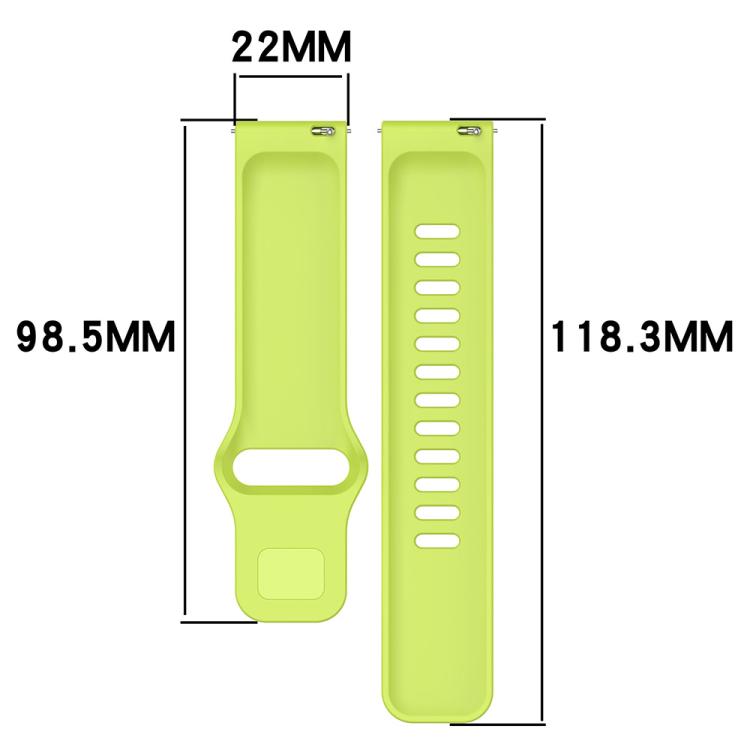xDfind Solid Color Reverse Buckle Silicone Watch Band, For Redmi Watch 5 Active / Watch 5 Lite