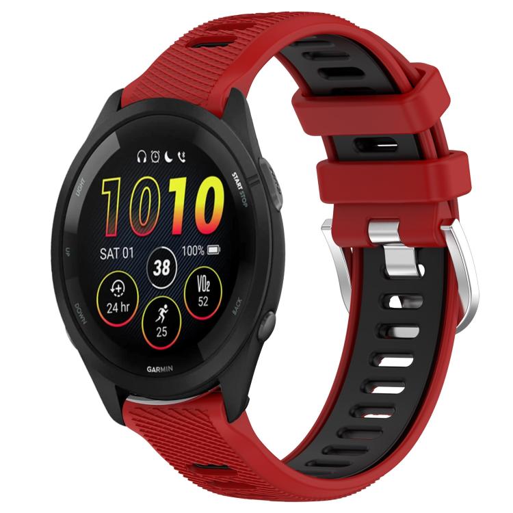 xDfind Sports Two-Color Steel Buckle Silicone Watch Band