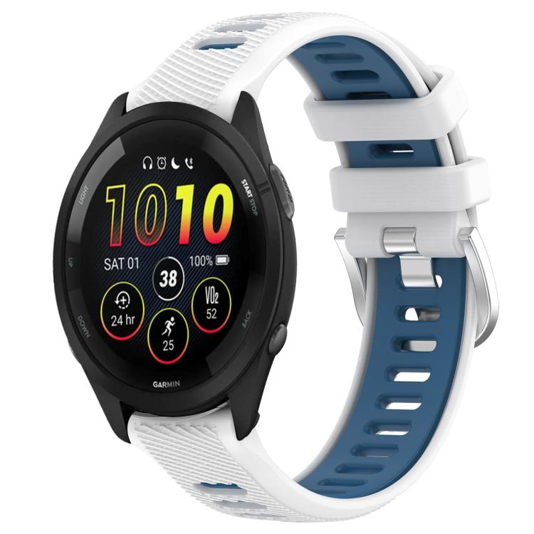 xDfind Sports Two-Color Steel Buckle Silicone Watch Band