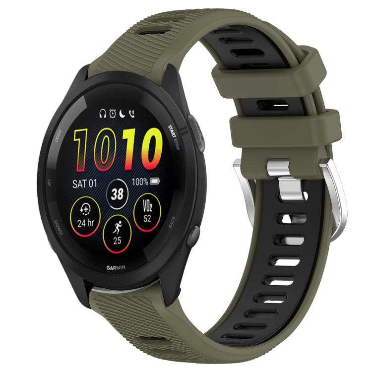 xDfind Sports Two-Color Steel Buckle Silicone Watch Band