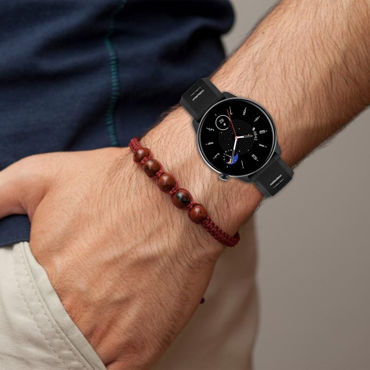 xDfind Sports Two-Color Steel Buckle Silicone Watch Band