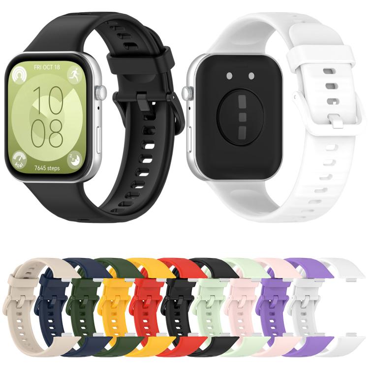 xDfind Colorful Buckle Silicone Sports Watch Band