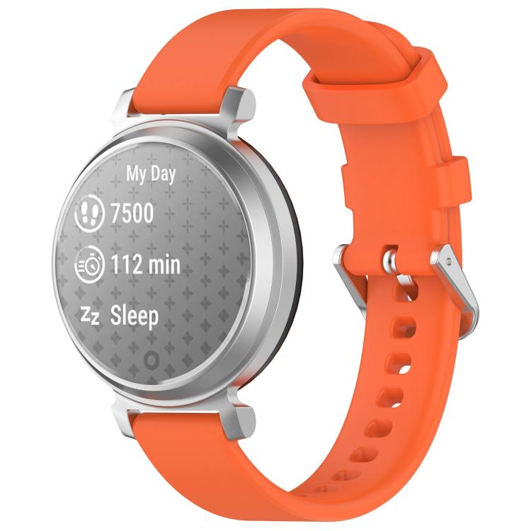 xDfind Quick Release Silver Buckle Silicone Watch Band Wristband