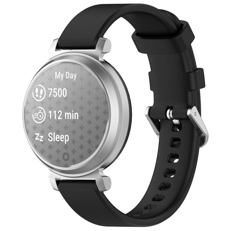 xDfind Quick Release Silver Buckle Silicone Watch Band Wristband