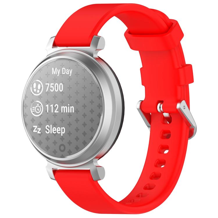 xDfind Quick Release Silver Buckle Silicone Watch Band Wristband