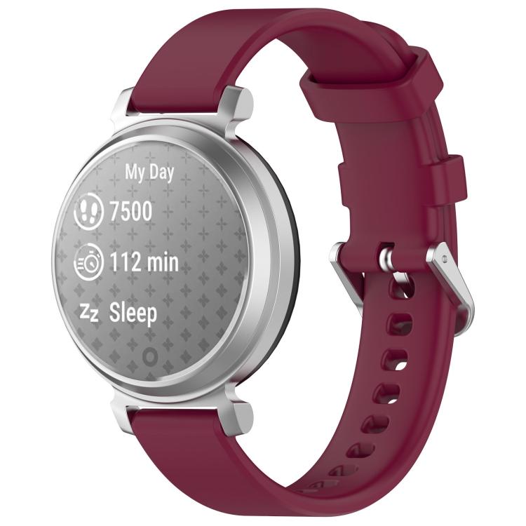 xDfind Quick Release Silver Buckle Silicone Watch Band Wristband