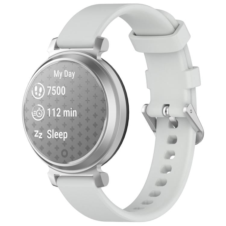 xDfind Quick Release Silver Buckle Silicone Watch Band Wristband