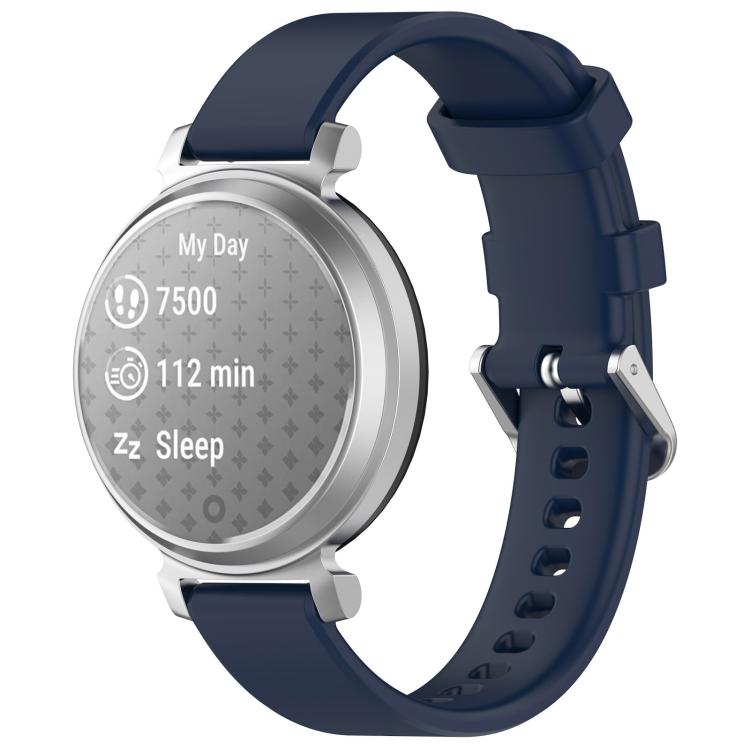 xDfind Quick Release Silver Buckle Silicone Watch Band Wristband