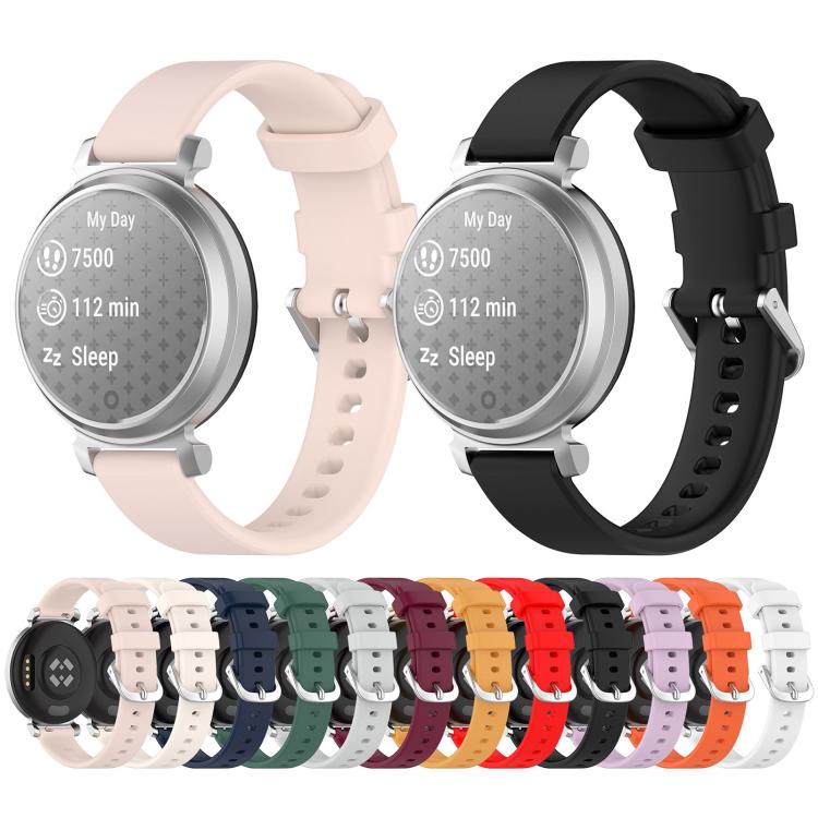 xDfind Quick Release Silver Buckle Silicone Watch Band Wristband