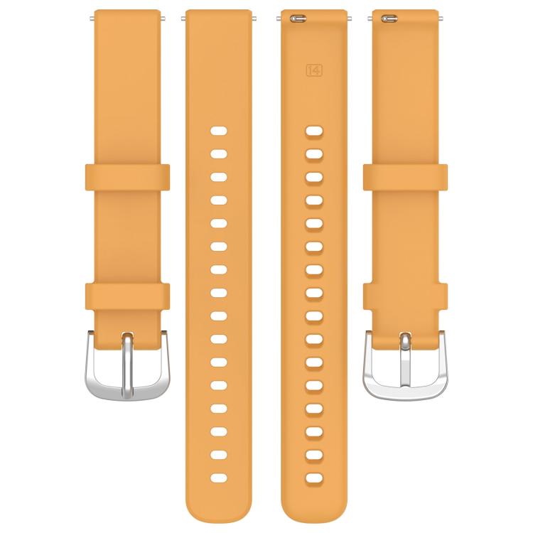 xDfind Quick Release Silver Buckle Silicone Watch Band Wristband