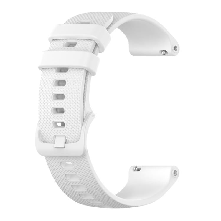 xDfind Small Plaid Solid Color Silicone Watch Band, 18mm For Garmin Venu 2S / Move 3S / Active S