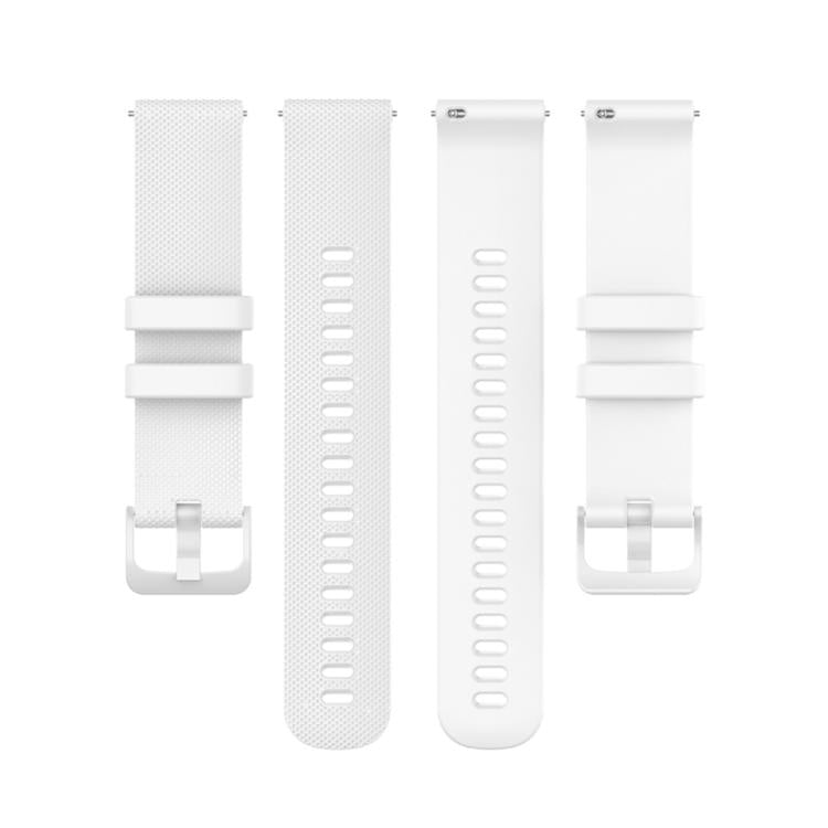xDfind Small Plaid Solid Color Silicone Watch Band, 18mm For Garmin Venu 2S / Move 3S / Active S