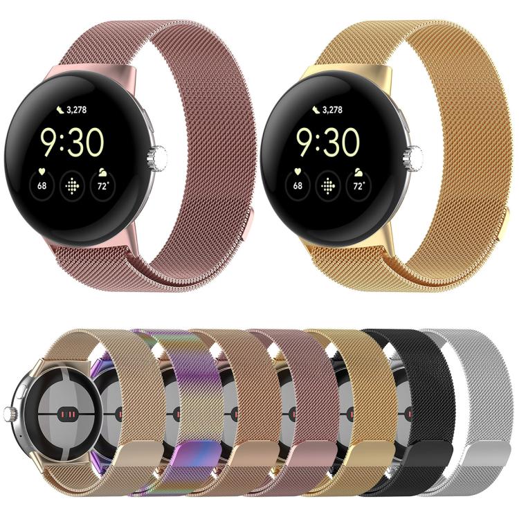 xDfind Milanese Metal Magnetic Watch Band, For Google Pixel Watch 4 / Watch 3 45mm