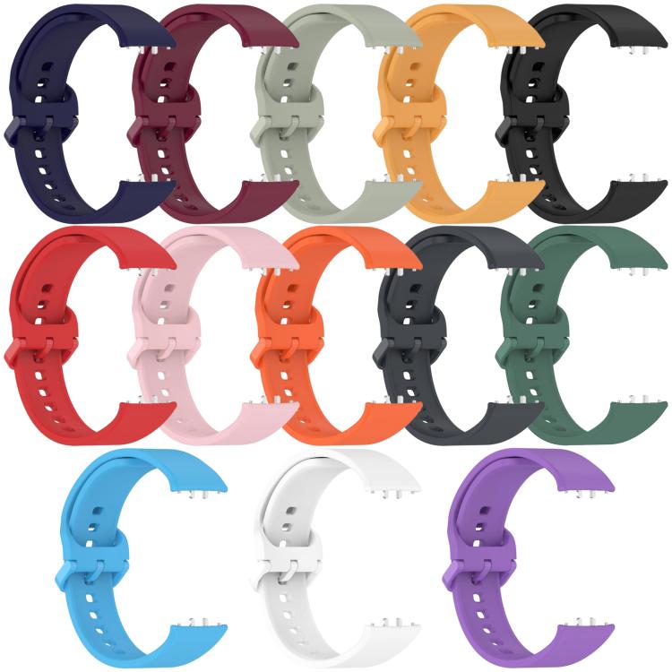 xDfind Solid Color Colorful Buckle Silicone Watch Band
