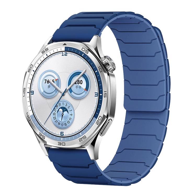 xDfind Magnetic Silicone Watch Band for Huawei Watch GT5 / GT4, 20mm