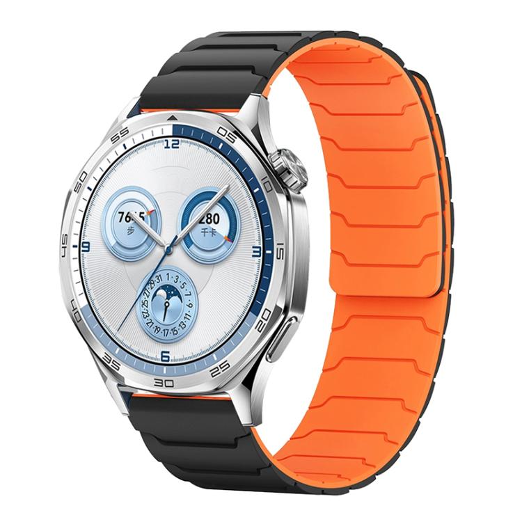 xDfind Magnetic Silicone Watch Band for Huawei Watch GT5 / GT4, 20mm