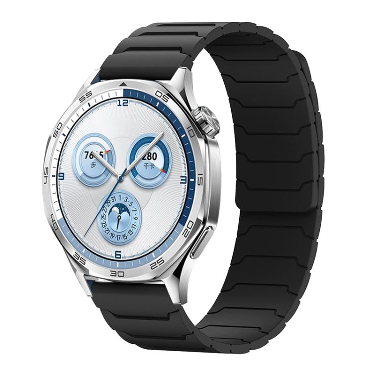xDfind Magnetic Silicone Watch Band for Huawei Watch GT5 / GT4, 20mm