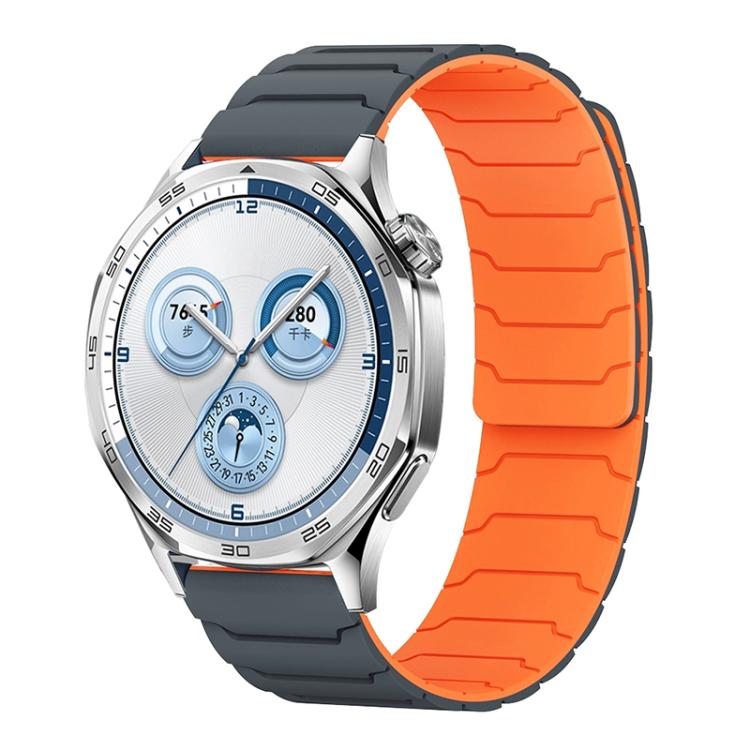 xDfind Magnetic Silicone Watch Band for Huawei Watch GT5 / GT4, 20mm