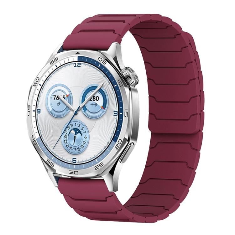 xDfind Magnetic Silicone Watch Band for Huawei Watch GT5 / GT4, 20mm