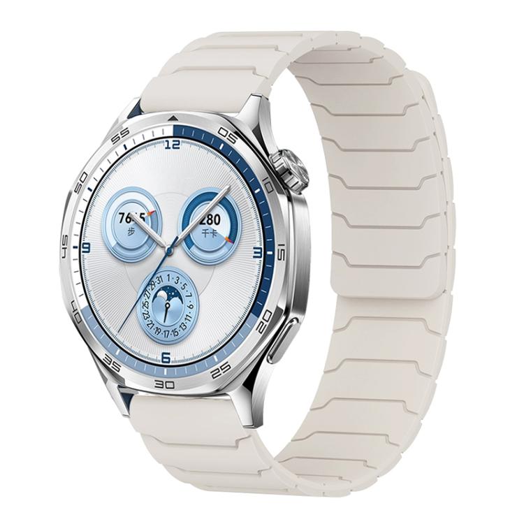 xDfind Magnetic Silicone Watch Band for Huawei Watch GT5 / GT4, 20mm