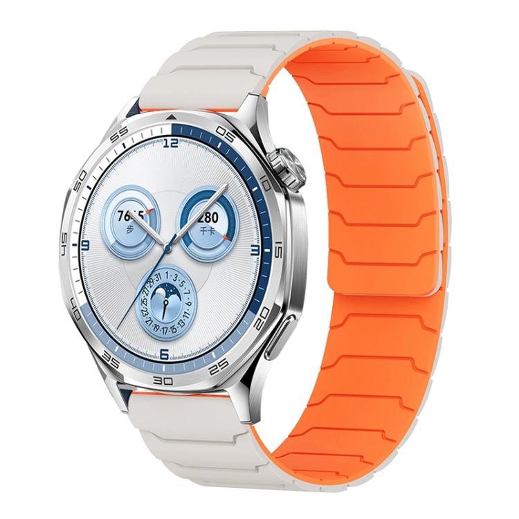 xDfind Magnetic Silicone Watch Band for Huawei Watch GT5 / GT4, 20mm