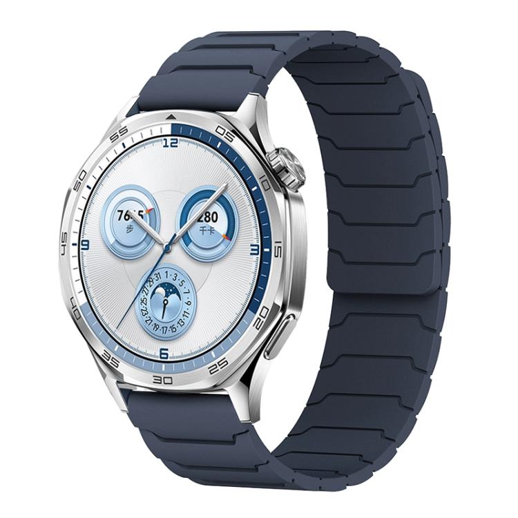 xDfind Magnetic Silicone Watch Band for Huawei Watch GT5 / GT4, 22mm