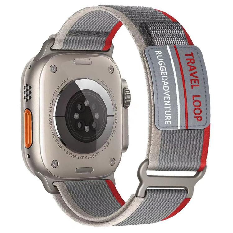 xDfind Double Section Metal Buckle Loop Nylon Braided Watch Band