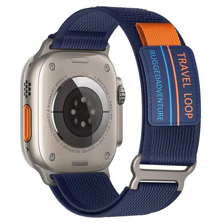 xDfind Double Section Metal Buckle Loop Nylon Braided Watch Band