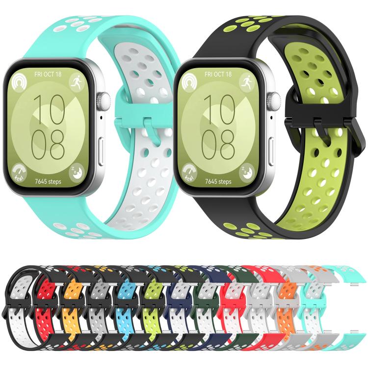xDfind Two Color Silicone Sports Watch Band