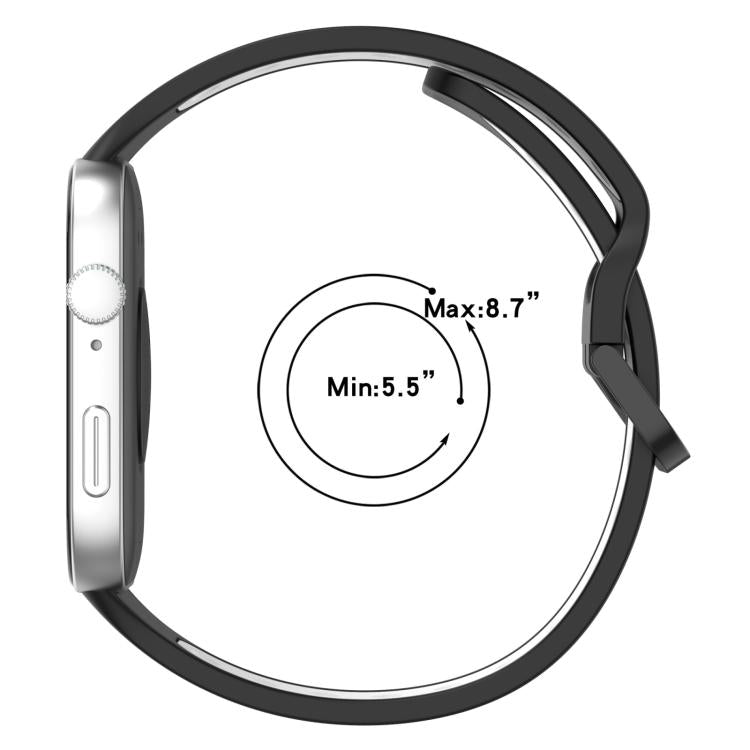 xDfind Two Color Silicone Sports Watch Band