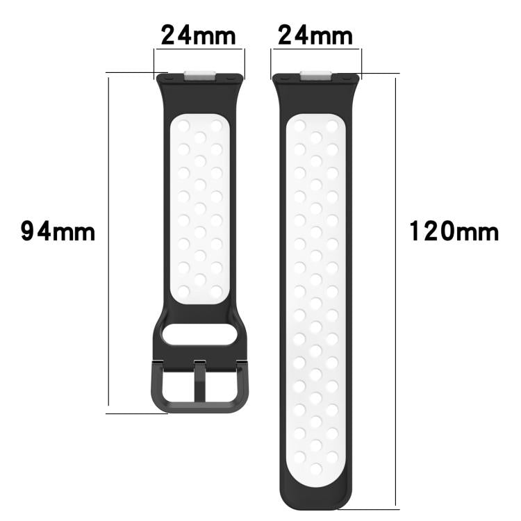 xDfind Two Color Silicone Sports Watch Band