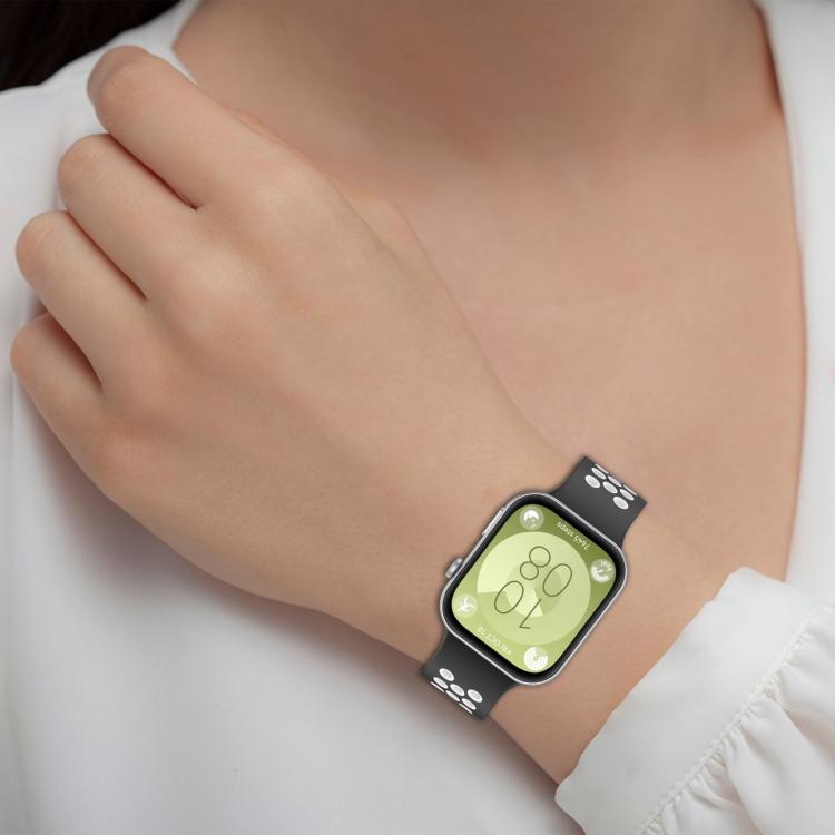 xDfind Two Color Silicone Sports Watch Band