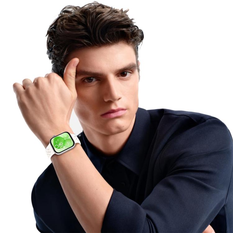 xDfind Mesh Reverse Buckle Silicone Watch Band