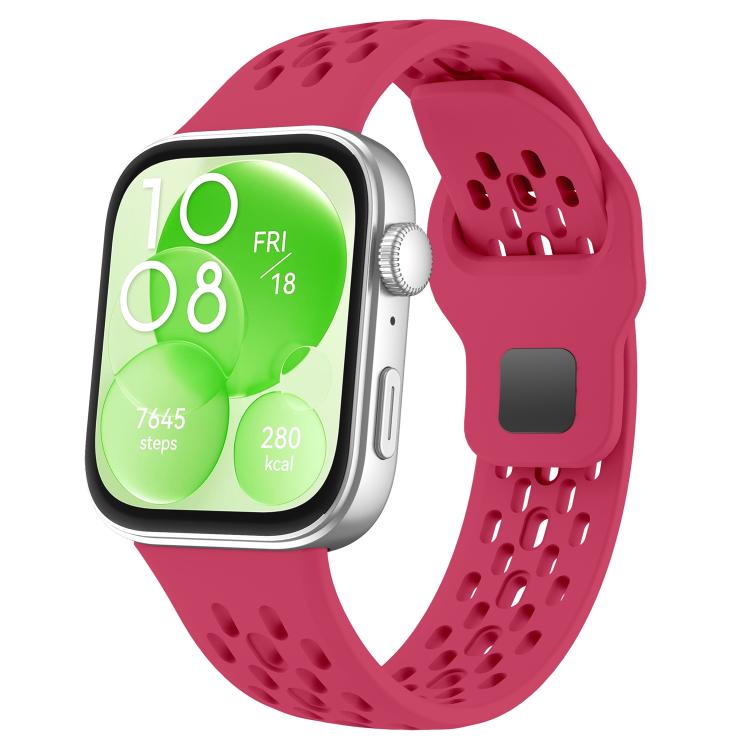 xDfind Mesh Reverse Buckle Silicone Watch Band