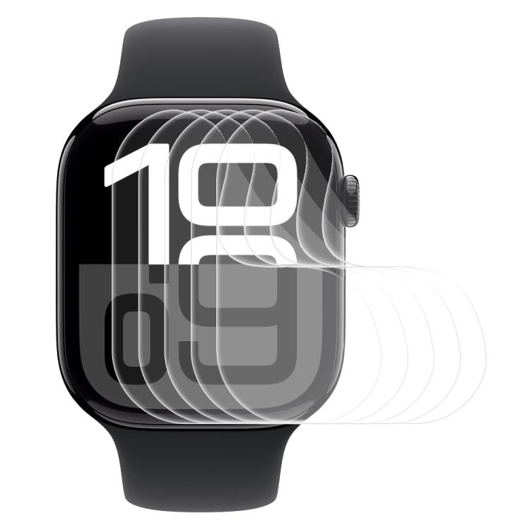 5pcs xDfind Soft Hydrogel Film Full Cover Front Protector, For Apple Watch Ultra 4 / 3 / 2 / 1 49mm, For Apple Watch Series 6&SE&5&4 44mm, For Apple Watch Series 6&SE&5&4 40mm, For Apple Watch Series 11 / 10 46mm, For Apple Watch Series 9 / 8 / 7 45mm