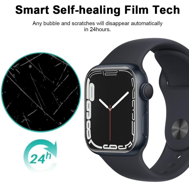 5pcs xDfind Soft Hydrogel Film Full Cover Front Protector, For Apple Watch Ultra 4 / 3 / 2 / 1 49mm, For Apple Watch Series 6&SE&5&4 44mm, For Apple Watch Series 6&SE&5&4 40mm, For Apple Watch Series 11 / 10 46mm, For Apple Watch Series 9 / 8 / 7 45mm