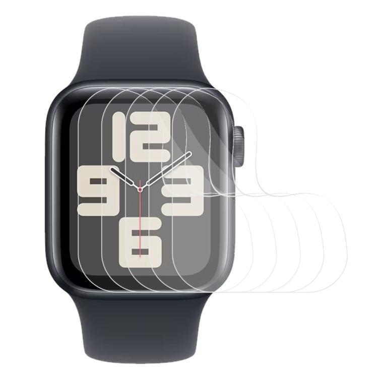 5pcs xDfind Soft Hydrogel Film Full Cover Front Protector, For Apple Watch Ultra 4 / 3 / 2 / 1 49mm, For Apple Watch Series 6&SE&5&4 44mm, For Apple Watch Series 6&SE&5&4 40mm, For Apple Watch Series 11 / 10 46mm, For Apple Watch Series 9 / 8 / 7 45mm