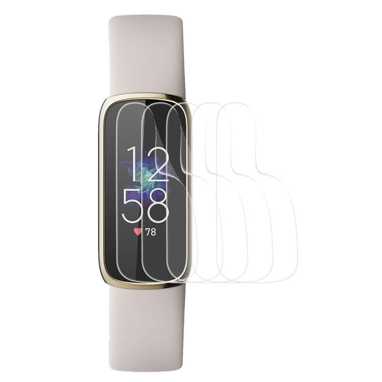 5pcs xDfind Soft Hydrogel Film Full Cover Front Protector, For Fitbit Charge 6, For Fitbit Versa 4, For Fitbit Charge 5, For Fitbit Luxe, For Fitbit Versa 3