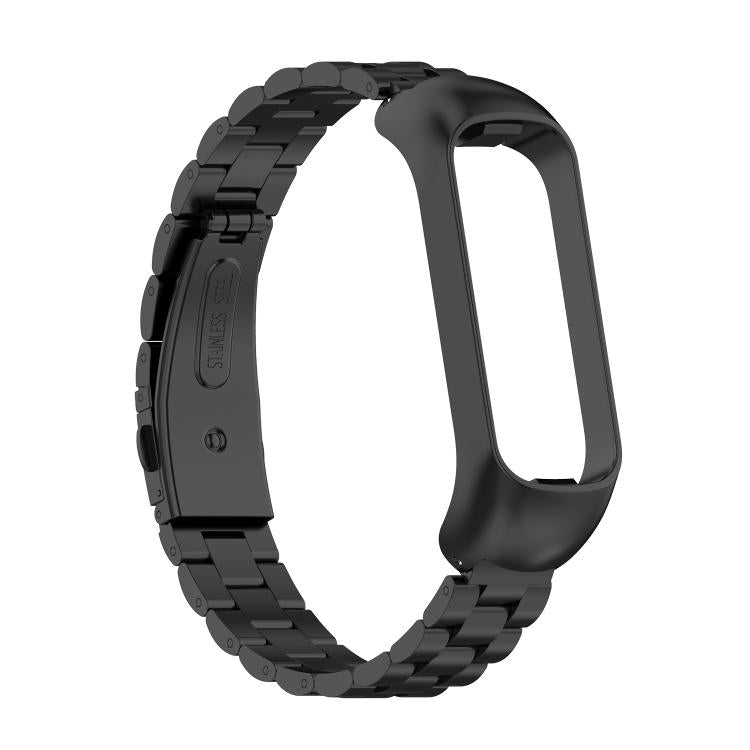 xDfind Metal Frame Integrated Three-beads Steel Watch Band, For Samsung Galaxy Fit 2