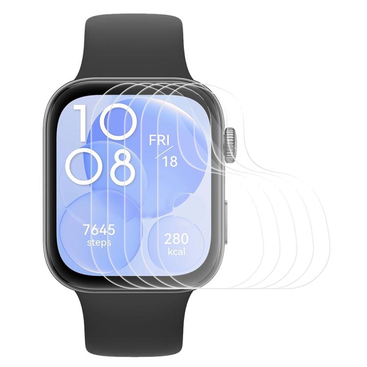 5pcs xDfind Soft Hydrogel Film Full Cover Front Protector, For Huawei Band 10 NFC, For Huawei Band 10, For Huawei Watch Fit 3, For Huawei Band 9 NFC, For Huawei Band 9