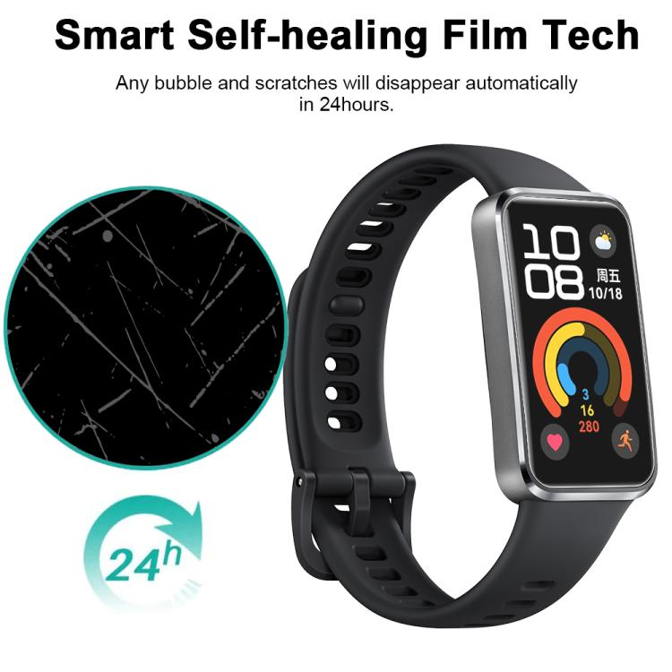 5pcs xDfind Soft Hydrogel Film Full Cover Front Protector, For Huawei Band 10 NFC, For Huawei Band 10, For Huawei Watch Fit 3, For Huawei Band 9 NFC, For Huawei Band 9