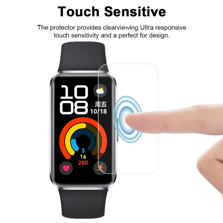 5pcs xDfind Soft Hydrogel Film Full Cover Front Protector, For Huawei Band 10 NFC, For Huawei Band 10, For Huawei Watch Fit 3, For Huawei Band 9 NFC, For Huawei Band 9