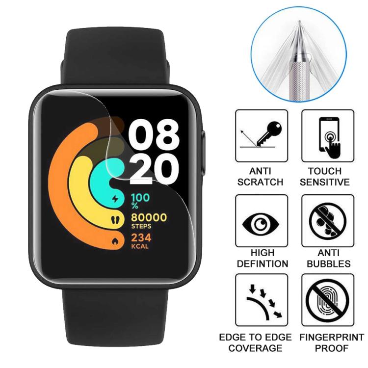 5pcs xDfind Soft Hydrogel Film Full Cover Front Protector, For Xiaomi Mi Watch Lite