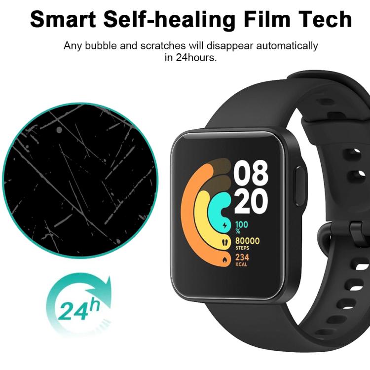 5pcs xDfind Soft Hydrogel Film Full Cover Front Protector, For Xiaomi Mi Watch Lite
